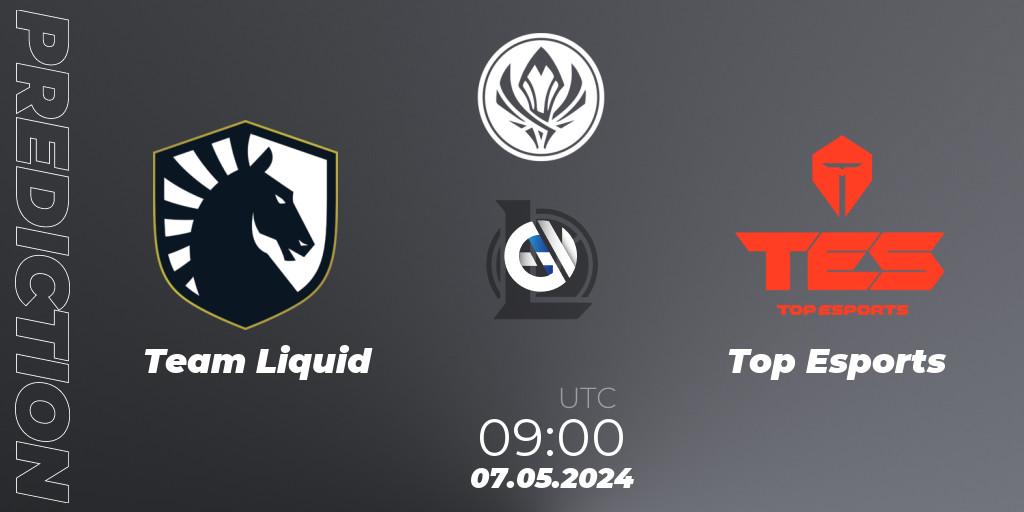 Team Liquid - Top Esports: прогноз. 07.05.24, LoL, Mid Season Invitational 2024 - Bracket Stage