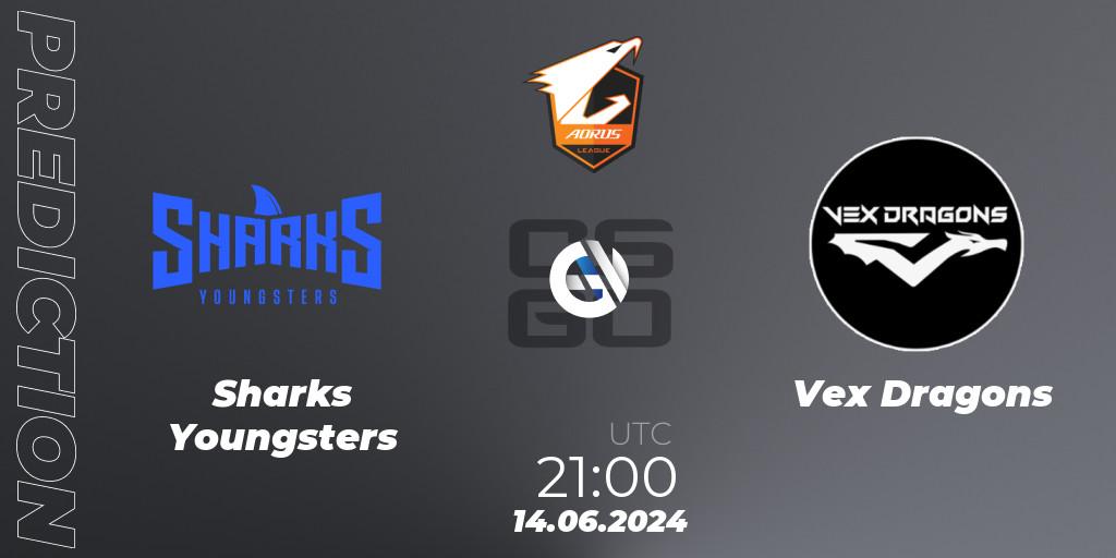 Sharks Youngsters - Vex Dragons: прогноз. 14.06.2024 at 21:00, Counter-Strike (CS2), Aorus League 2024 Season 1: Brazil - Open Qualifier