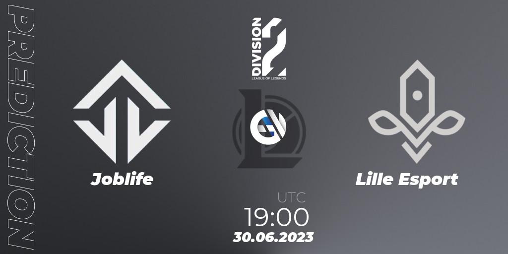 Joblife - Lille Esport: прогноз. 30.06.23, LoL, LFL Division 2 Summer 2023 - Group Stage