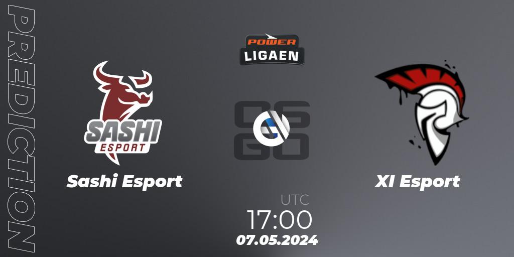 Sashi Esport - XI Esport: прогноз. 07.05.2024 at 17:00, Counter-Strike (CS2), Dust2.dk Ligaen Season 26