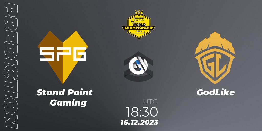 Stand Point Gaming - GodLike: прогноз. 16.12.23, Call of Duty, CODM World Championship 2023