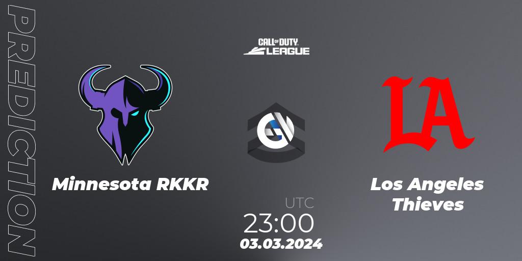 Minnesota RØKKR - Los Angeles Thieves: прогноз. 03.03.2024 at 23:00, Call of Duty, Call of Duty League 2024: Stage 2 Major Qualifiers