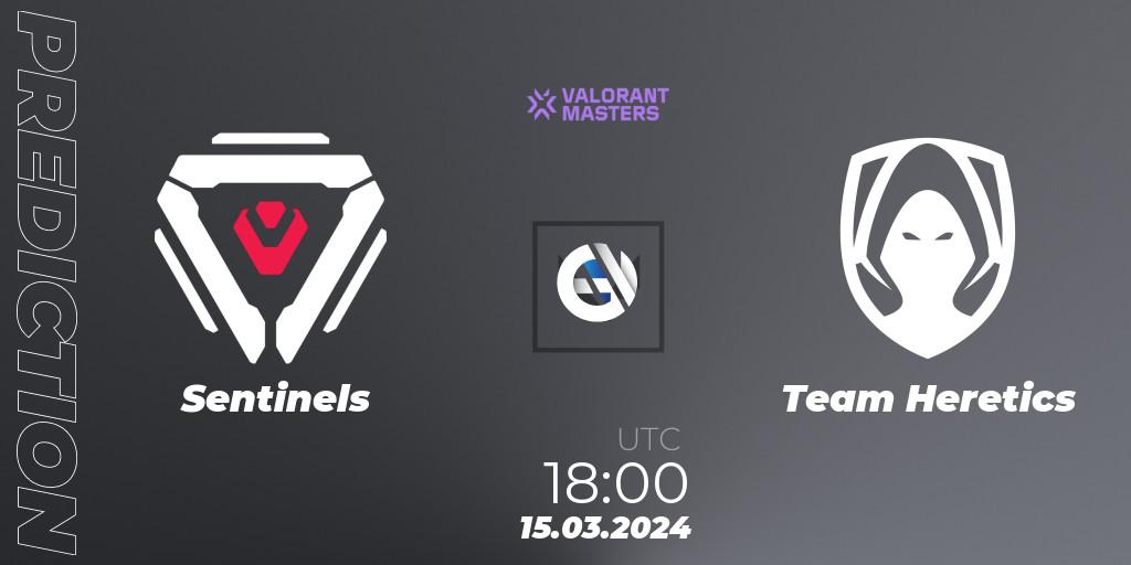 Sentinels - Team Heretics: прогноз. 15.03.2024 at 18:00, VALORANT, VCT 2024: Masters Madrid