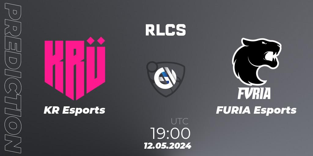 KRÜ Esports - FURIA Esports: прогноз. 12.05.2024 at 19:00, Rocket League, RLCS 2024 - Major 2: SAM Open Qualifier 5