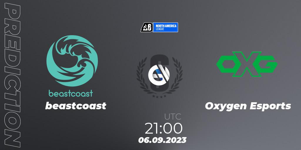 beastcoast - Oxygen Esports: прогноз. 06.09.2023 at 21:45, Rainbow Six, North America League 2023 - Stage 2
