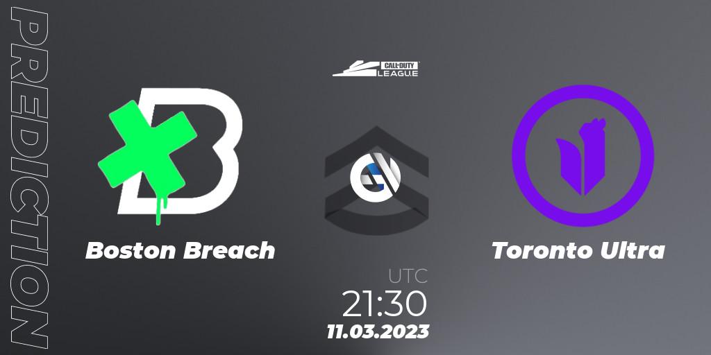 Boston Breach - Toronto Ultra: прогноз. 11.03.2023 at 21:30, Call of Duty, Call of Duty League 2023: Stage 3 Major