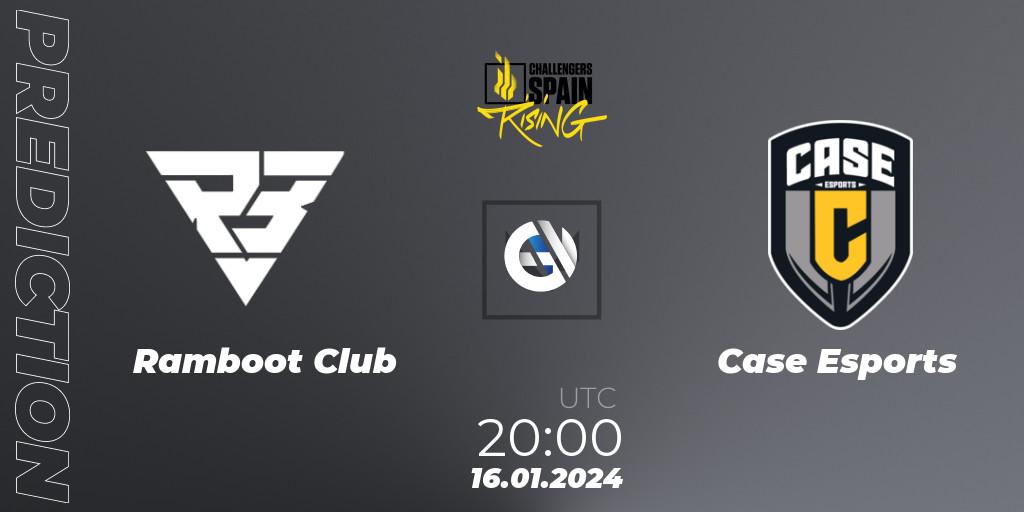 Ramboot Club - Case Esports: прогноз. 16.01.2024 at 19:50, VALORANT, VALORANT Challengers 2024 Spain: Rising Split 1