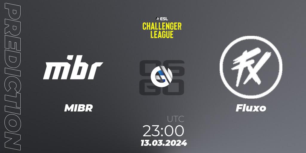 MIBR - Fluxo: прогноз. 05.04.2024 at 22:30, Counter-Strike (CS2), ESL Challenger League Season 47: South America