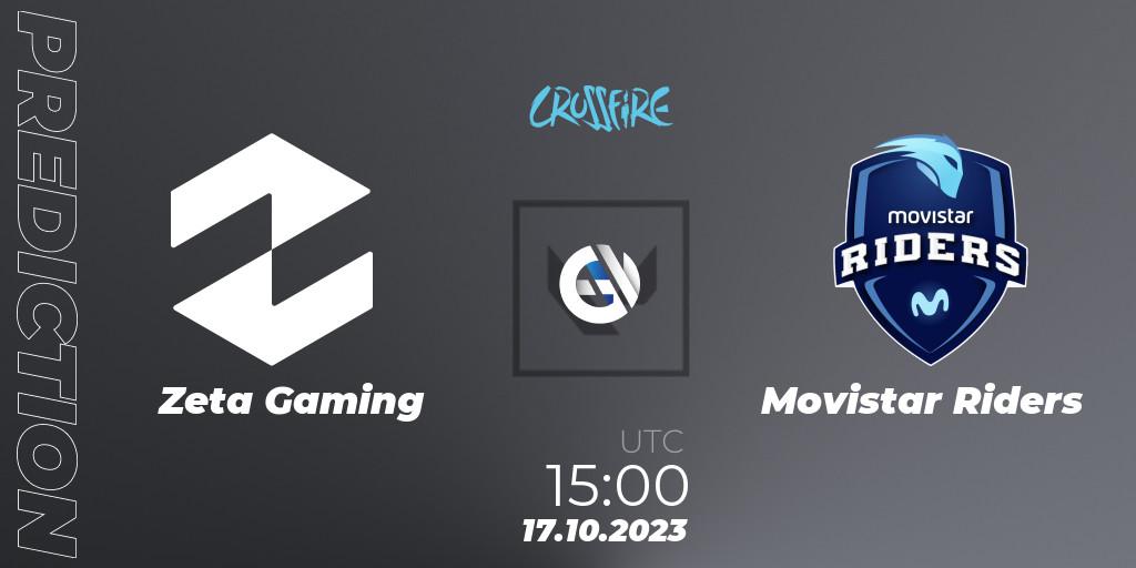 Zeta Gaming - Movistar Riders: прогноз. 17.10.2023 at 15:00, VALORANT, LVP - Crossfire Cup 2023: Contenders #2
