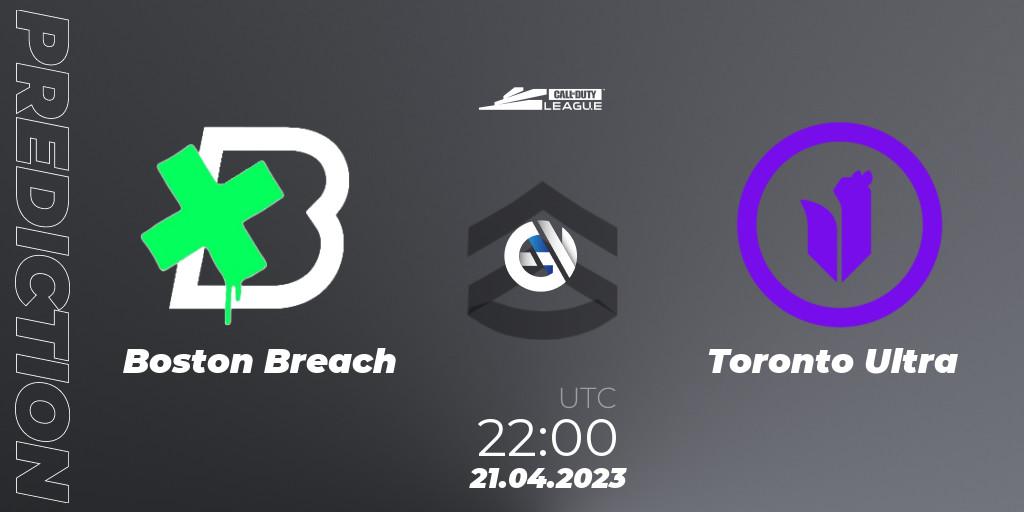 Boston Breach - Toronto Ultra: прогноз. 21.04.2023 at 22:00, Call of Duty, Call of Duty League 2023: Stage 4 Major