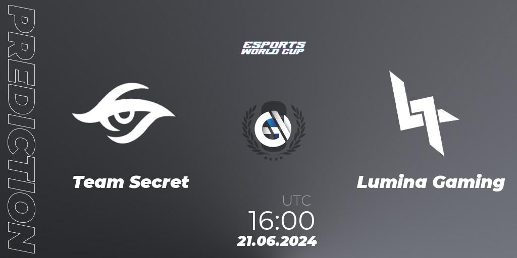 Team Secret - Lumina Gaming: прогноз. 21.06.2024 at 16:00, Rainbow Six, Esports World Cup 2024: Europe OQ