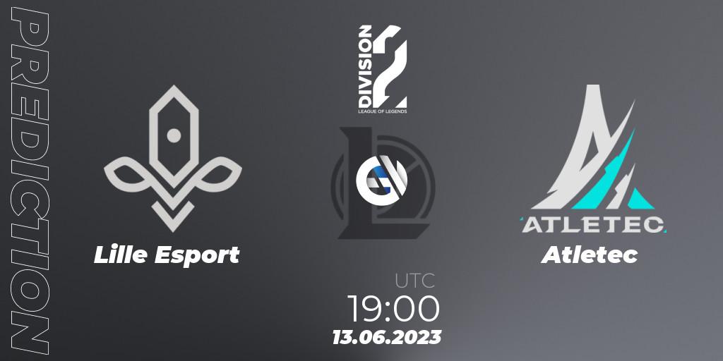 Lille Esport - Atletec: прогноз. 13.06.23, LoL, LFL Division 2 Summer 2023 - Group Stage