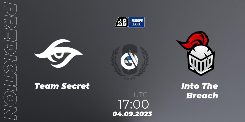 Team Secret - Into The Breach: прогноз. 04.09.2023 at 17:00, Rainbow Six, Europe League 2023 - Stage 2