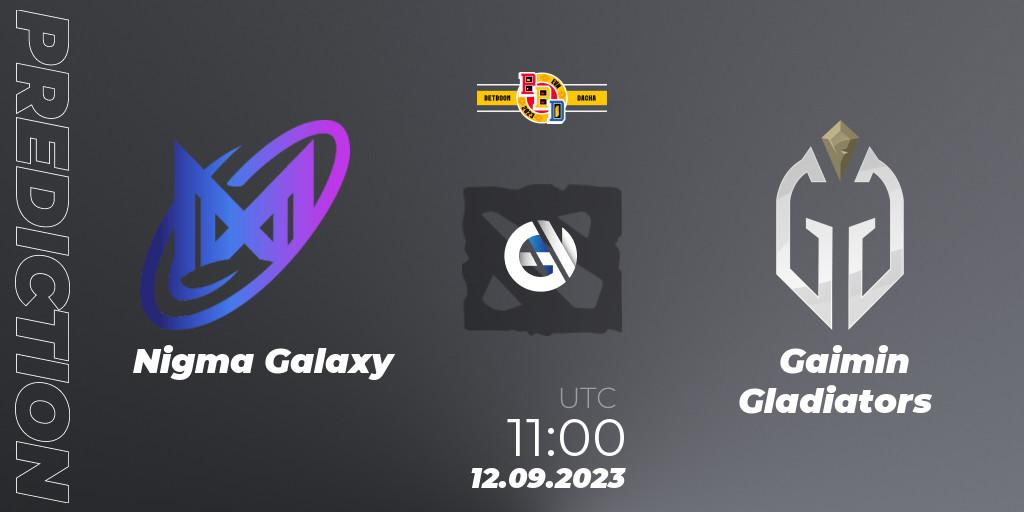 Nigma Galaxy - Gaimin Gladiators: прогноз. 12.09.23, Dota 2, BetBoom Dacha