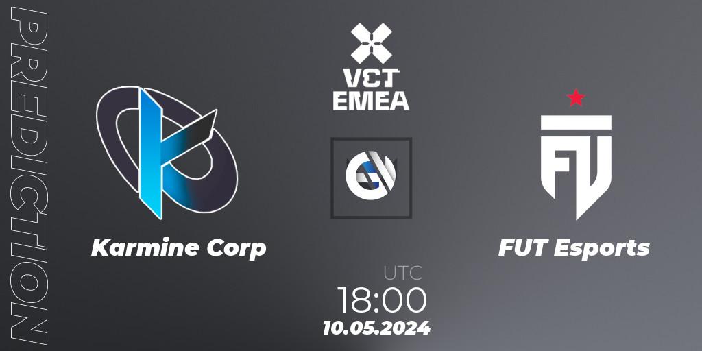Karmine Corp - FUT Esports: прогноз. 10.05.2024 at 17:40, VALORANT, VCT 2024: EMEA Stage 1