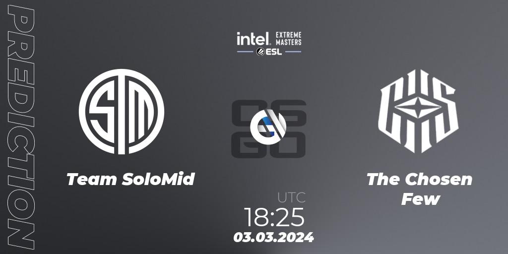 Team SoloMid - The Chosen Few: прогноз. 03.03.24, CS2 (CS:GO), Intel Extreme Masters Dallas 2024: European Open Qualifier #1