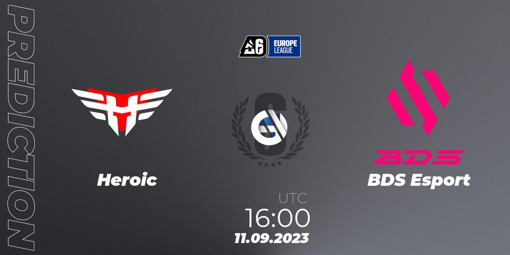 Heroic - BDS Esport: прогноз. 11.09.23, Rainbow Six, Europe League 2023 - Stage 2