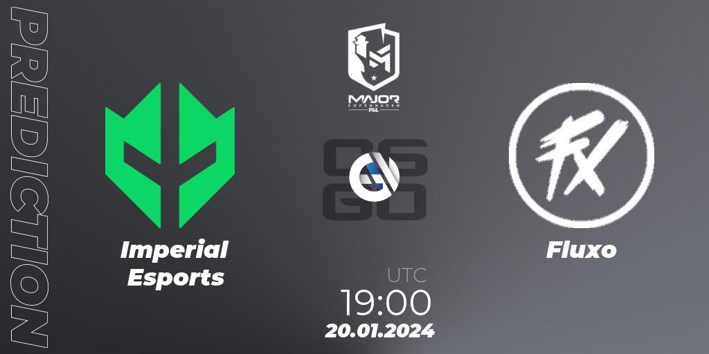 Imperial Esports - Fluxo: прогноз. 20.01.2024 at 19:10, Counter-Strike (CS2), PGL CS2 Major Copenhagen 2024 South America RMR Closed Qualifier