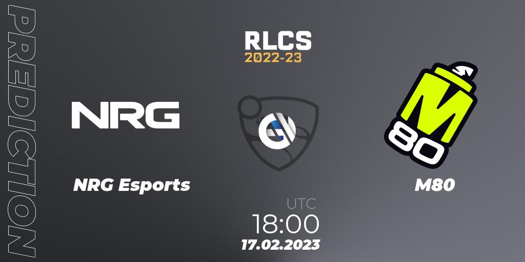 NRG Esports - M80: прогноз. 17.02.2023 at 18:00, Rocket League, RLCS 2022-23 - Winter: North America Regional 2 - Winter Cup