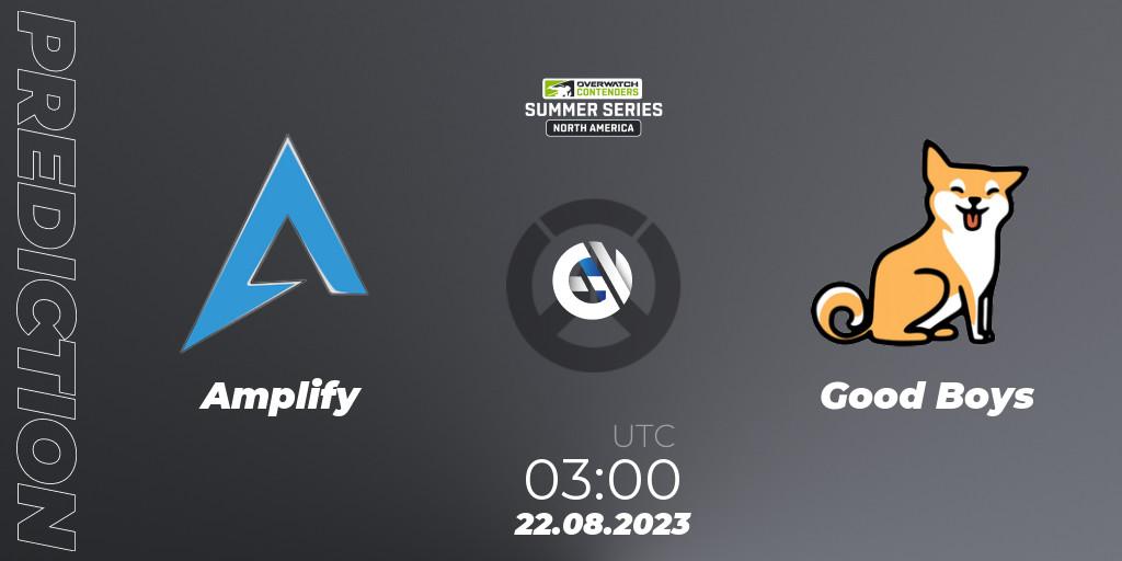 Amplify - Good Boys: прогноз. 22.08.2023 at 03:00, Overwatch, Overwatch Contenders 2023 Summer Series: North America