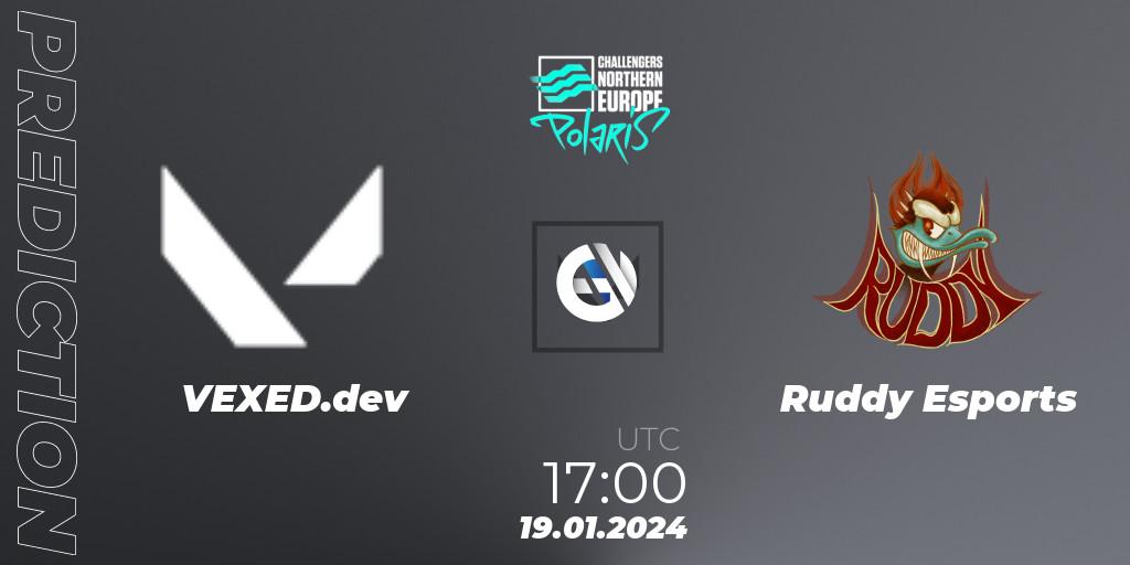 VEXED.dev - Ruddy Esports: прогноз. 19.01.2024 at 17:00, VALORANT, VALORANT Challengers 2024 Northern Europe: Polaris Split 1