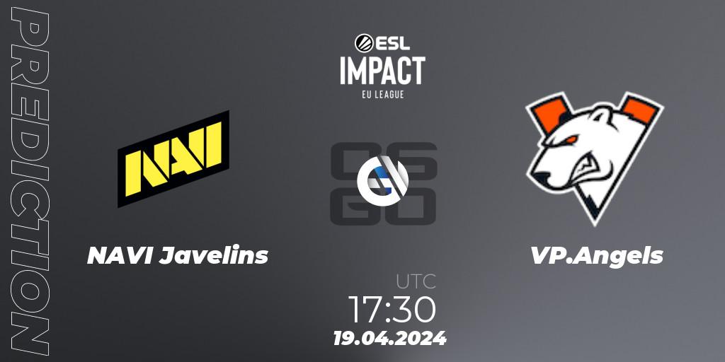 NAVI Javelins - VP.Angels: прогноз. 19.04.24, CS2 (CS:GO), ESL Impact League Season 5: Europe