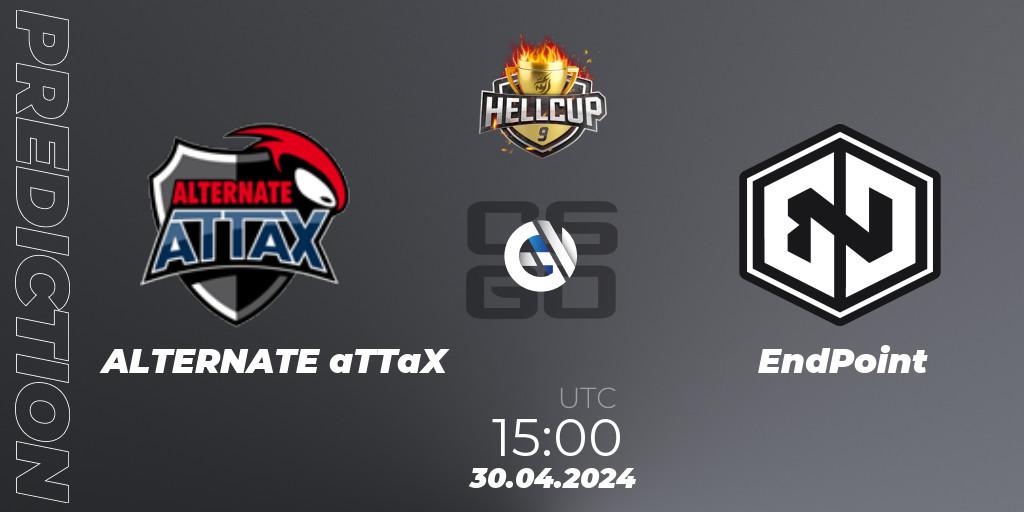 ALTERNATE aTTaX - EndPoint: прогноз. 30.04.2024 at 15:00, Counter-Strike (CS2), HellCup #9