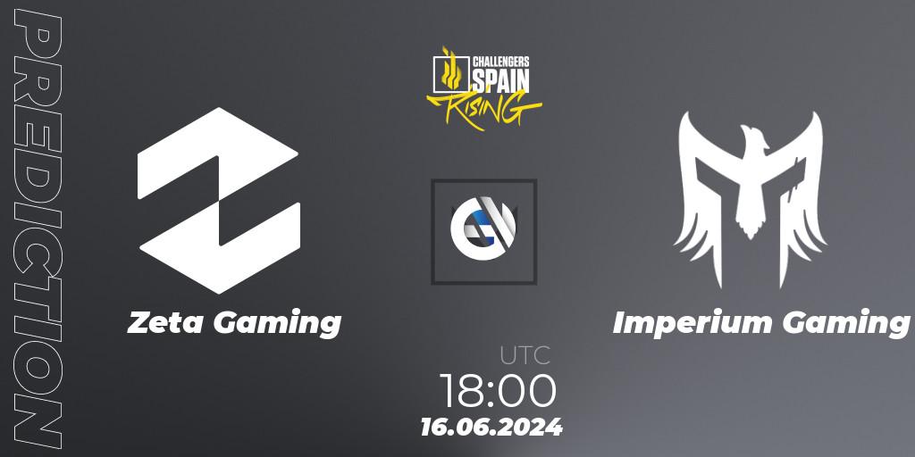 Zeta Gaming - Imperium Gaming: прогноз. 16.06.2024 at 18:00, VALORANT, VALORANT Challengers 2024 Spain: Rising Split 2