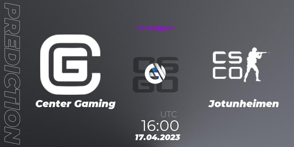 Center Gaming - Jotunheimen: прогноз. 17.04.23, CS2 (CS:GO), Telialigaen Spring 2023: Group stage