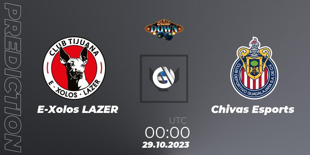 E-Xolos LAZER - Chivas Esports: прогноз. 29.10.2023 at 01:00, VALORANT, ACE Double Down