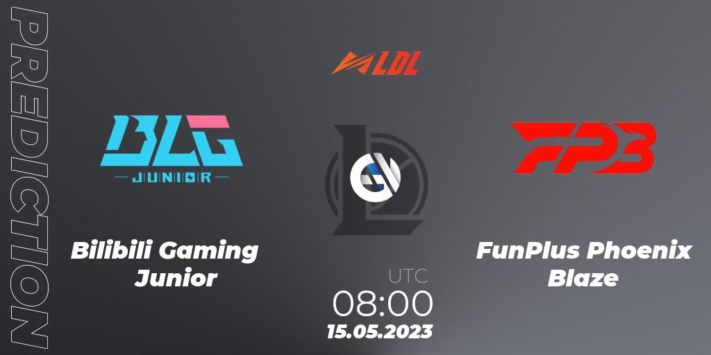 Bilibili Gaming Junior - FunPlus Phoenix Blaze: прогноз. 15.05.2023 at 08:00, LoL, LDL 2023 - Regular Season - Stage 2