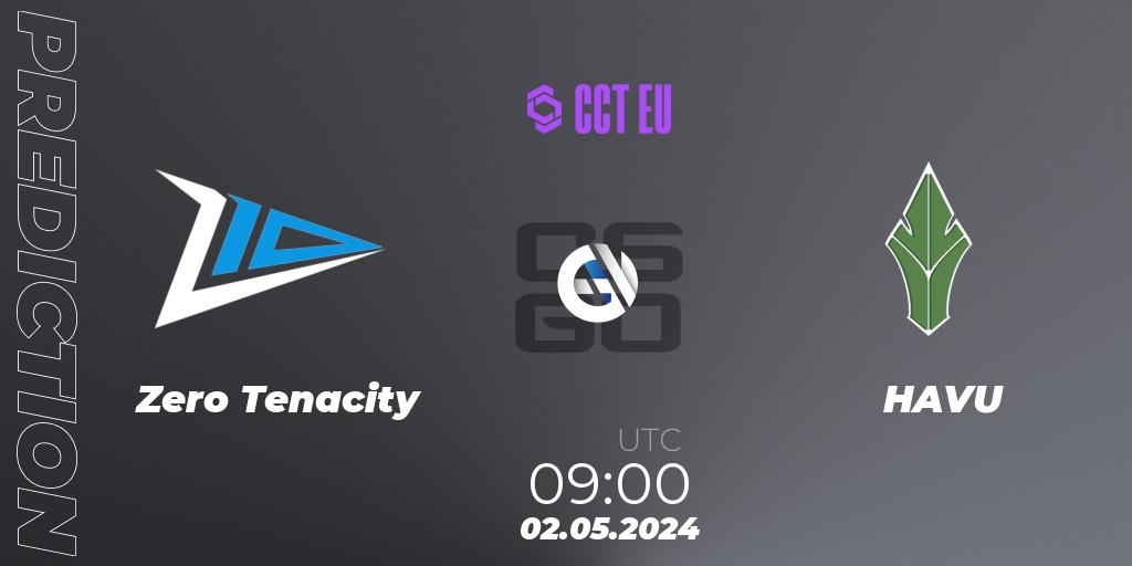 Zero Tenacity - HAVU: прогноз. 02.05.2024 at 09:00, Counter-Strike (CS2), CCT Season 2 Europe Series 2 