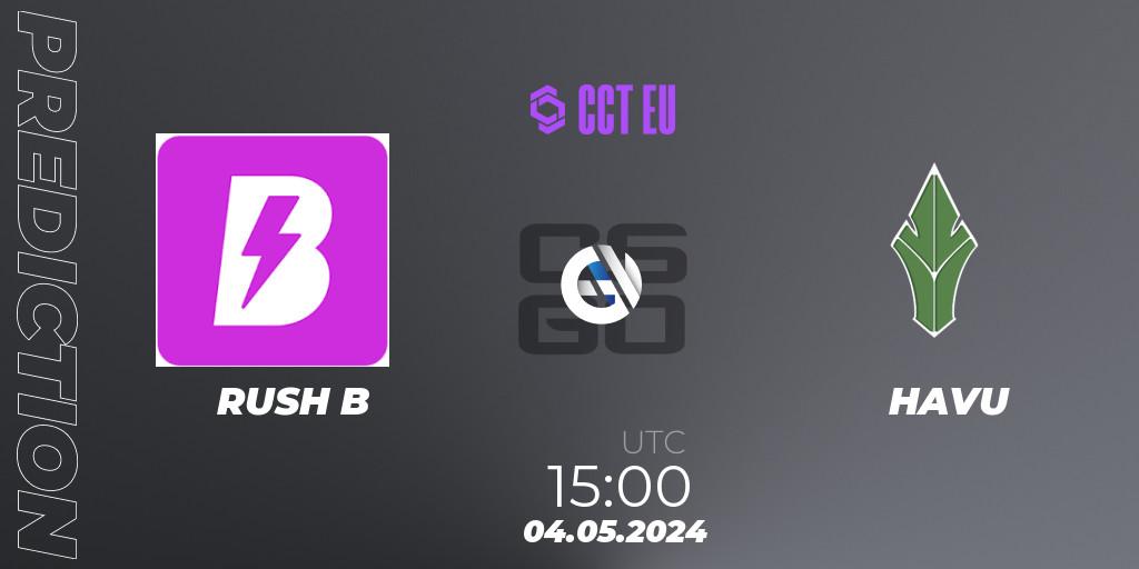 RUSH B - HAVU: прогноз. 04.05.2024 at 15:00, Counter-Strike (CS2), CCT Season 2 Europe Series 2 