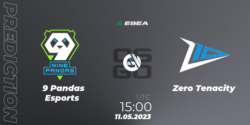 9 Pandas Esports - Zero Tenacity: прогноз. 11.05.23, CS2 (CS:GO), ESEA Season 45: Advanced Division - Europe