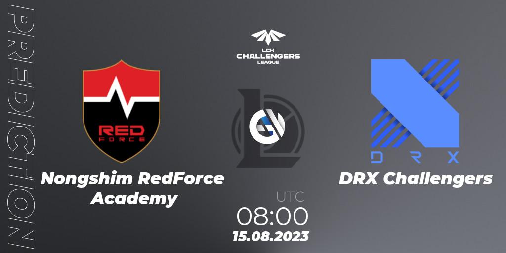 Nongshim RedForce Academy - DRX Challengers: прогноз. 15.08.2023 at 08:00, LoL, LCK Challengers League 2023 Summer - Playoffs