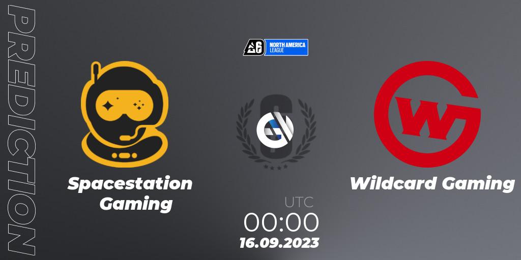 Spacestation Gaming - Wildcard Gaming: прогноз. 16.09.2023 at 00:00, Rainbow Six, North America League 2023 - Stage 2
