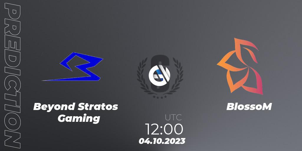 Beyond Stratos Gaming - BlossoM: прогноз. 04.10.2023 at 12:00, Rainbow Six, South Korea League 2023 - Stage 2 - Last Chance Qualifiers