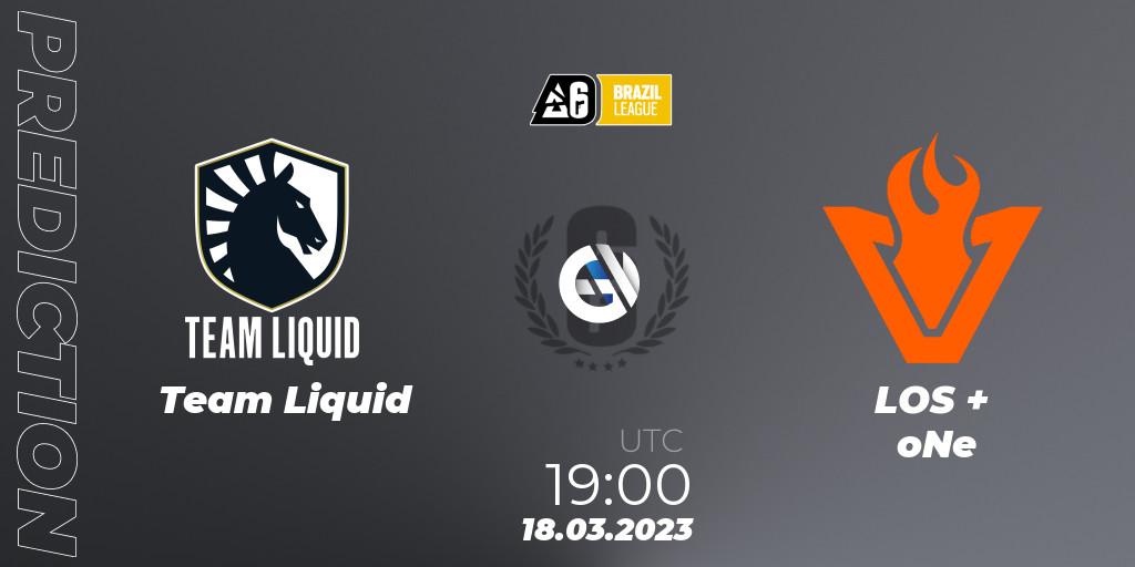 Team Liquid - LOS + oNe: прогноз. 18.03.23, Rainbow Six, Brazil League 2023 - Stage 1