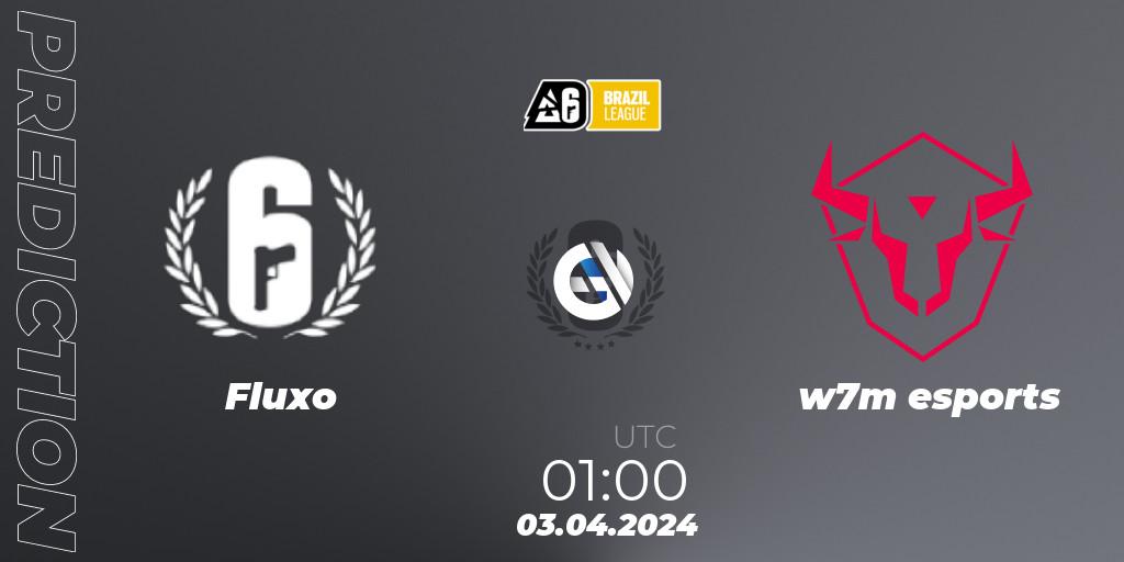 Fluxo - w7m esports: прогноз. 03.04.2024 at 00:00, Rainbow Six, Brazil League 2024 - Stage 1