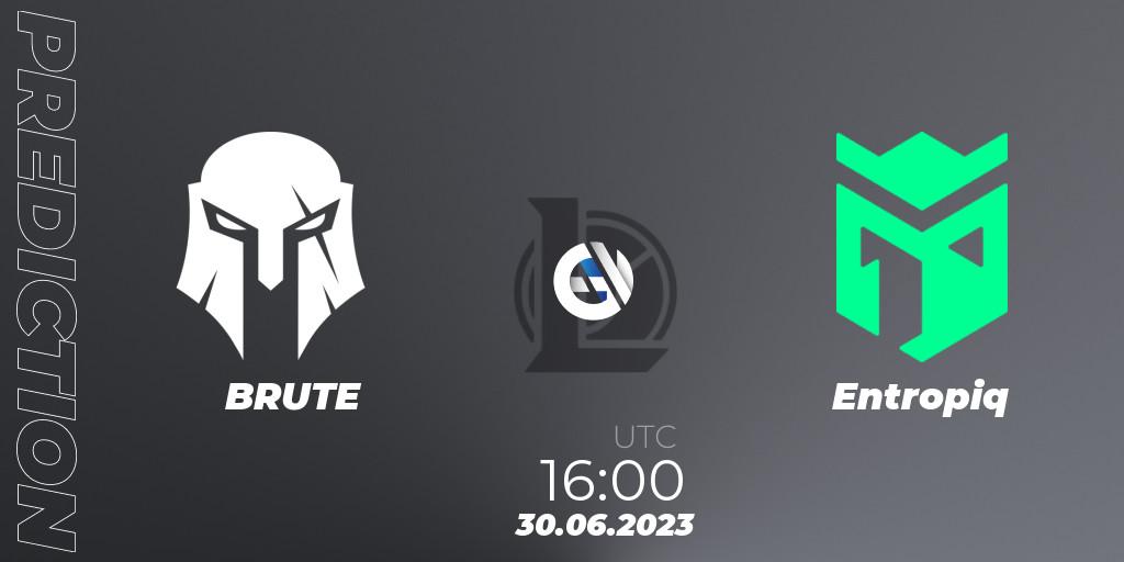 BRUTE - Entropiq: прогноз. 06.06.2023 at 17:00, LoL, Hitpoint Masters Summer 2023 - Group Stage