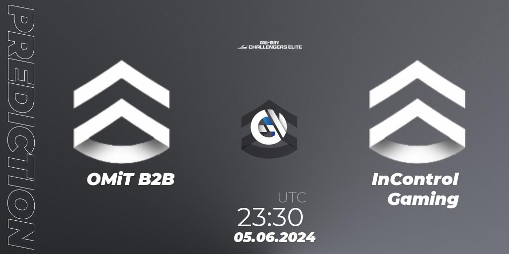 OMiT B2B - InControl Gaming: прогноз. 05.06.2024 at 22:30, Call of Duty, Call of Duty Challengers 2024 - Elite 3: NA