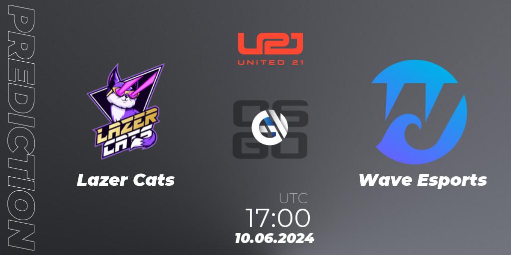 Lazer Cats - Wave Esports: прогноз. 10.06.2024 at 17:00, Counter-Strike (CS2), United21 Season 14: Division 2