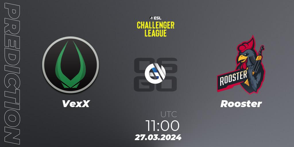 VexX - Rooster: прогноз. 27.03.24, CS2 (CS:GO), ESL Challenger League Season 47: Oceania