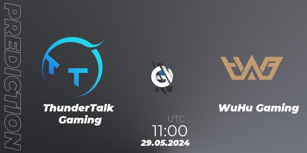ThunderTalk Gaming - WuHu Gaming: прогноз. 29.05.2024 at 11:00, Wild Rift, Wild Rift Super League Summer 2024 - 5v5 Tournament Group Stage