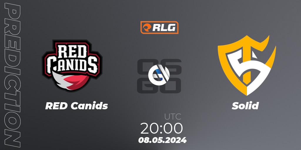 RED Canids - Solid: прогноз. 08.05.2024 at 20:00, Counter-Strike (CS2), RES Latin American Series #4
