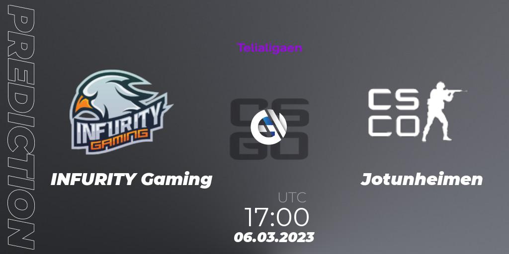 INFURITY Gaming - Jotunheimen: прогноз. 06.03.23, CS2 (CS:GO), Telialigaen Spring 2023: Group stage