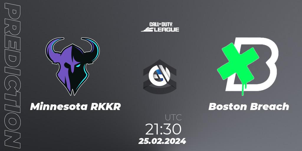 Minnesota RØKKR - Boston Breach: прогноз. 25.02.2024 at 21:30, Call of Duty, Call of Duty League 2024: Stage 2 Major Qualifiers