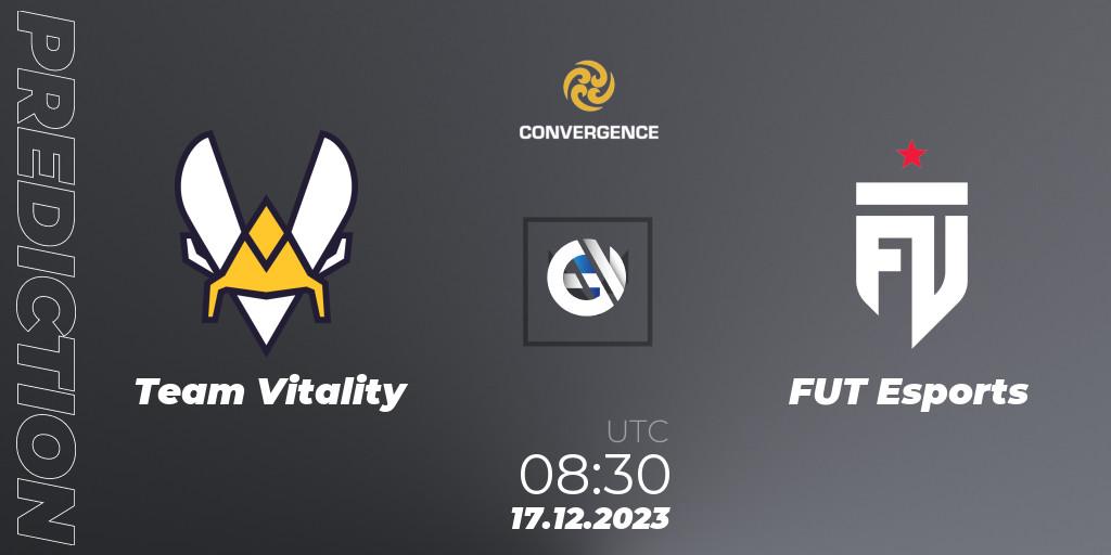 Team Vitality - FUT Esports: прогноз. 17.12.23, VALORANT, Convergence 2023