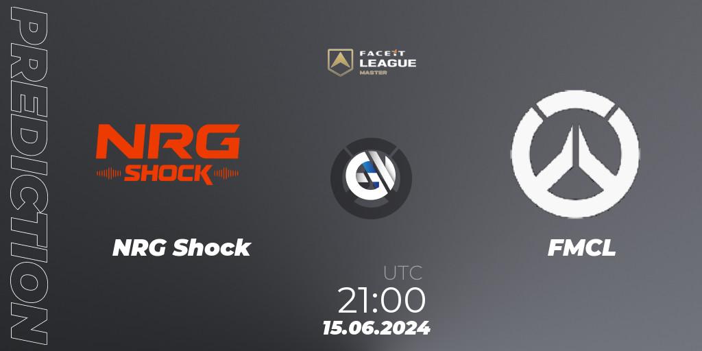 NRG Shock - FMCL: прогноз. 15.06.2024 at 21:00, Overwatch, FACEIT League Season 1 - NA Master Road to EWC