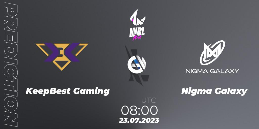 KeepBest Gaming - Nigma Galaxy: прогноз. 23.07.2023 at 08:00, Wild Rift, WRL Asia 2023 - Season 1 - Finals